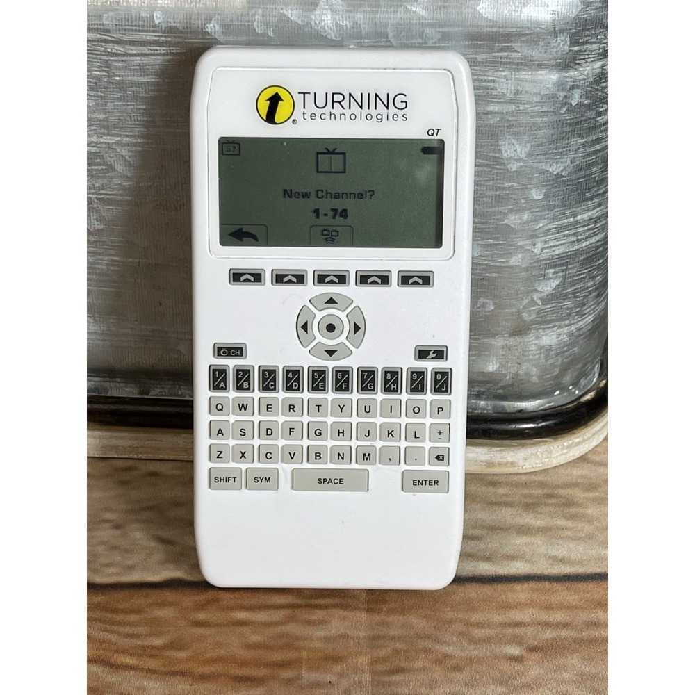 Turning Technologies - QT Response/Device Clicker RCQR-01 - Large LCD Screen - Picture 2 of 7